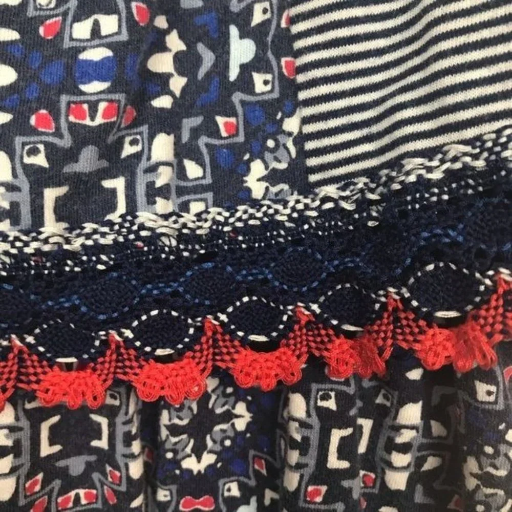 Epic Threads Kid Girl Crochet Trim Adjustable Spaghetti Straps Romper Size XL‎